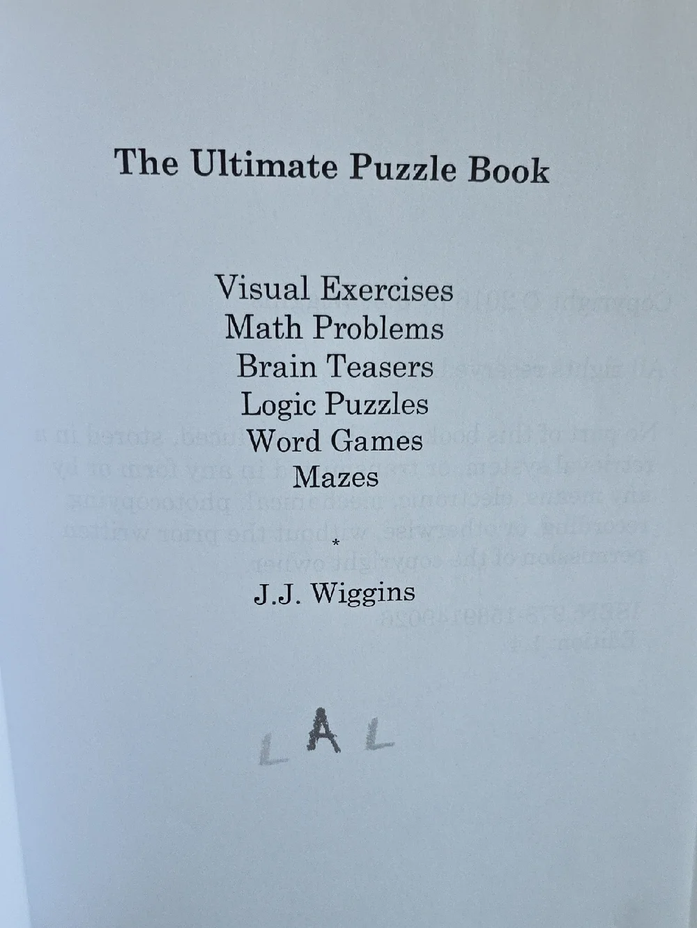 Mid Libs Books, The Ultimate Puzzle Book, Difficult Riddles For Smart Kids